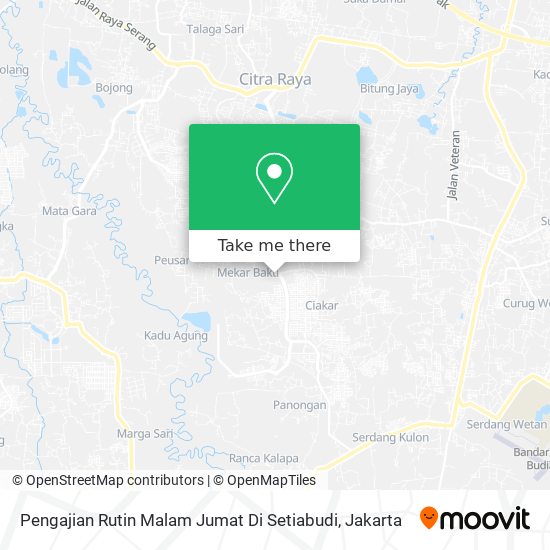 Pengajian Rutin Malam Jumat Di Setiabudi map