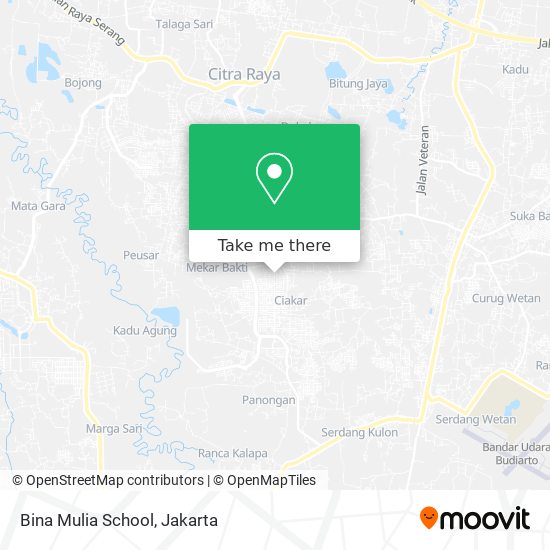 Bina Mulia School map