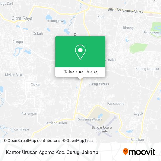 Kantor Urusan Agama Kec. Curug map