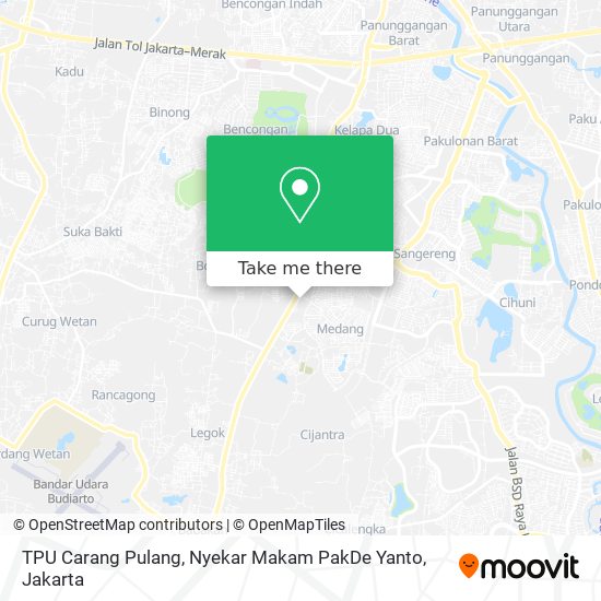 TPU Carang Pulang, Nyekar Makam PakDe Yanto map