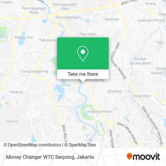 Money Changer WTC Serpong map