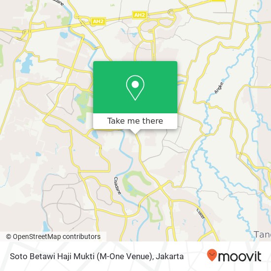 Soto Betawi Haji Mukti (M-One Venue) map