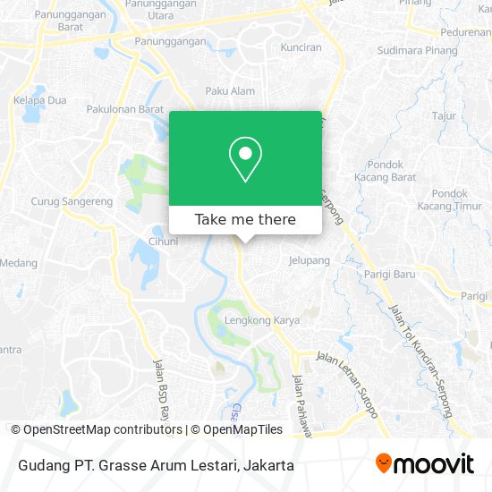 Gudang PT. Grasse Arum Lestari map