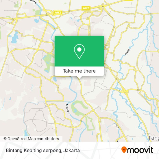 Bintang Kepiting serpong map