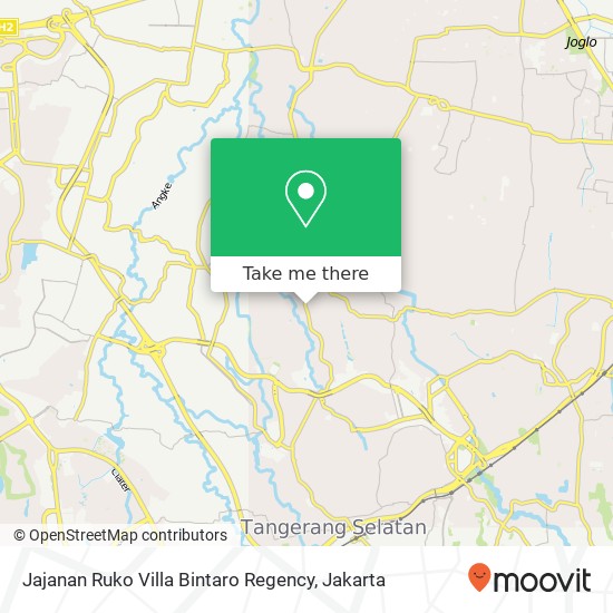 Jajanan Ruko Villa Bintaro Regency map