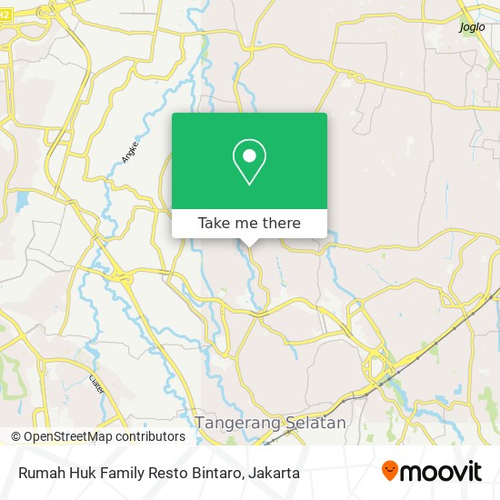 Rumah Huk Family Resto Bintaro map