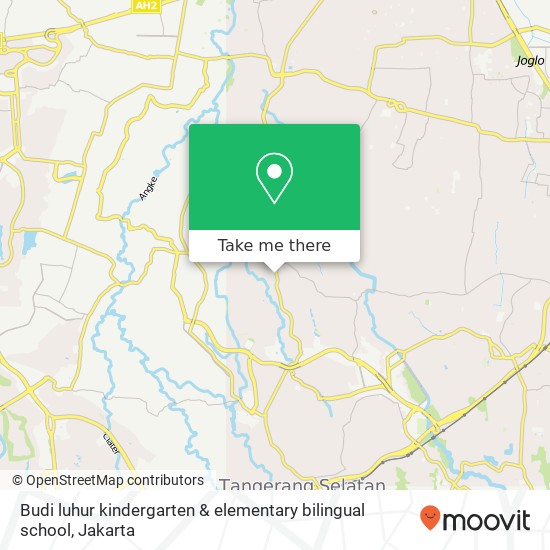 Budi luhur kindergarten & elementary bilingual school map