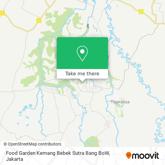 Food Garden Kemang Bebek Sutra Bang BoW map