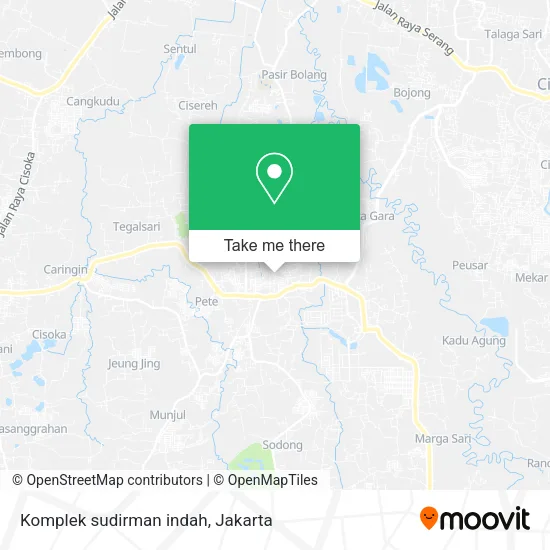 Komplek sudirman indah map