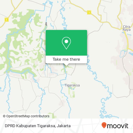 DPRD Kabupaten Tigaraksa map