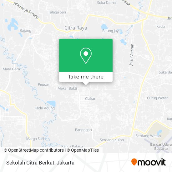 Sekolah Citra Berkat map