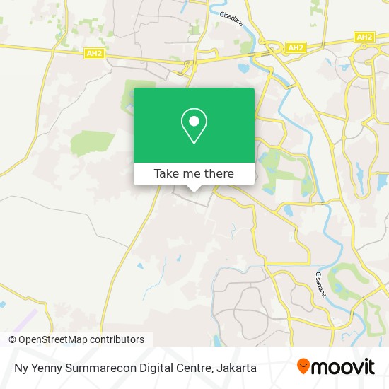 Ny Yenny Summarecon Digital Centre map