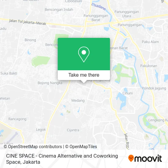CINE SPACE - Cinema Alternative and Coworking Space map