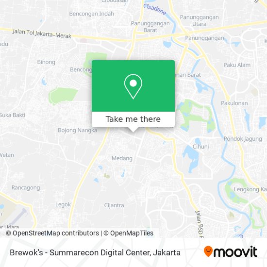 Brewok's - Summarecon Digital Center map