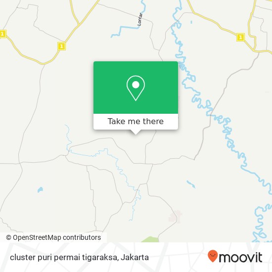 cluster puri permai tigaraksa map