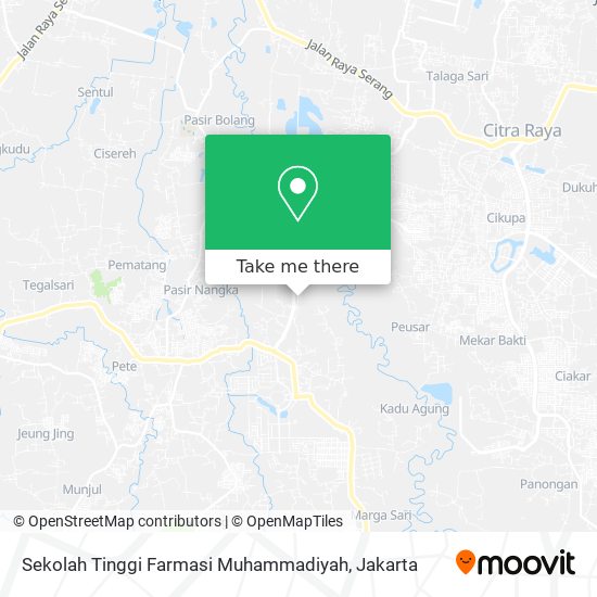 Sekolah Tinggi Farmasi Muhammadiyah map