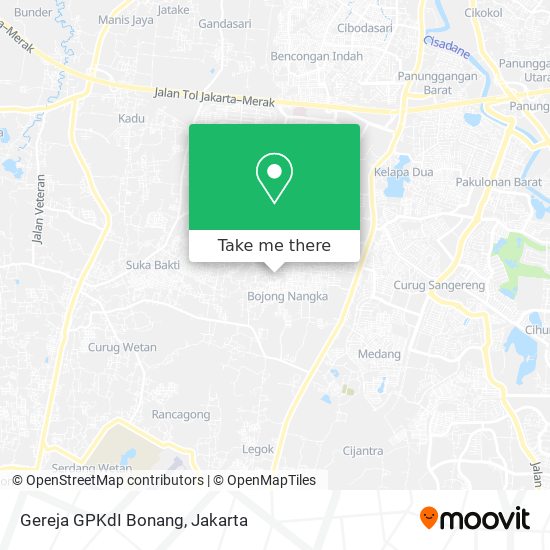 Gereja GPKdI Bonang map