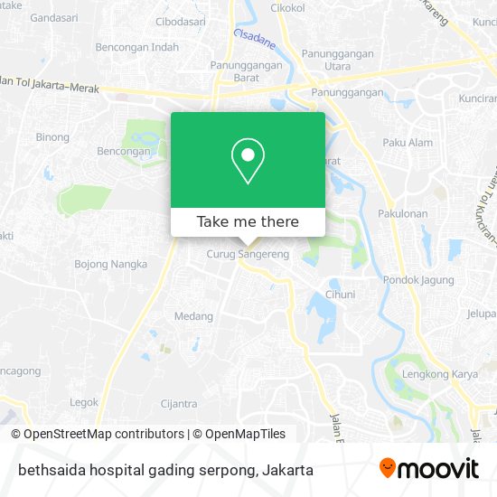 bethsaida hospital gading serpong map