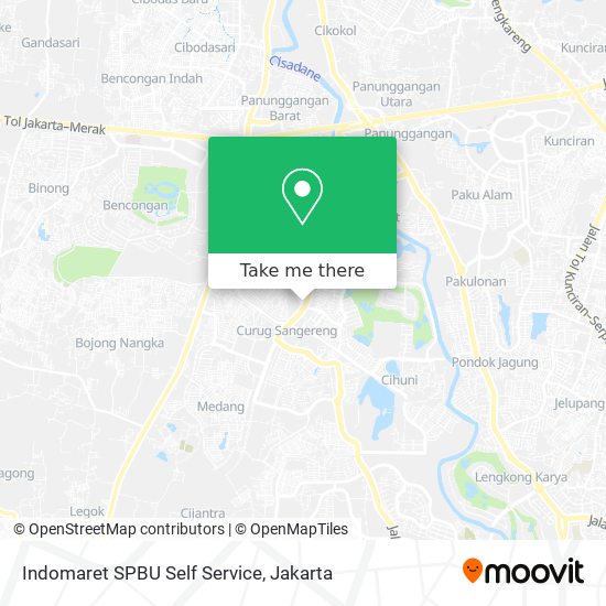 Indomaret SPBU Self Service map