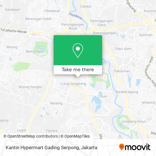 Kantin Hypermart Gading Serpong map