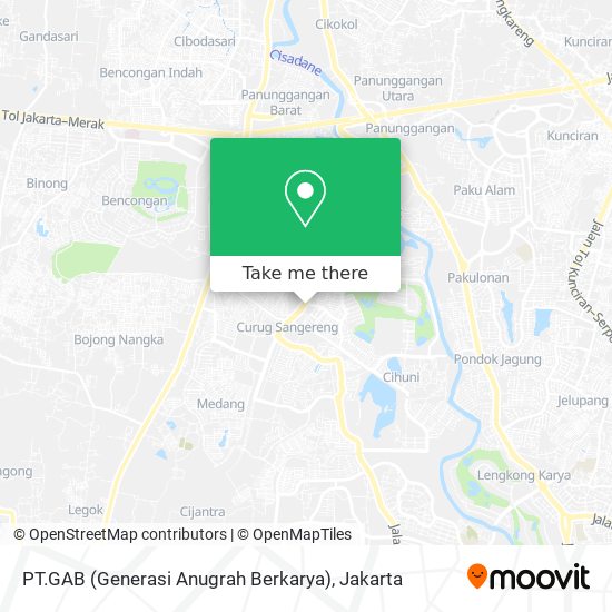 PT.GAB (Generasi Anugrah Berkarya) map