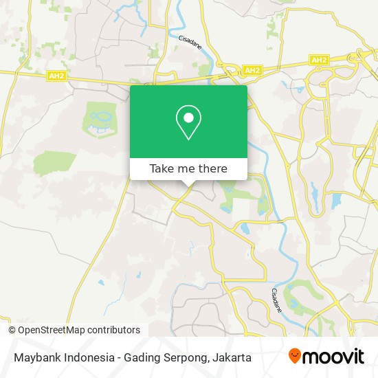 Maybank Indonesia - Gading Serpong map