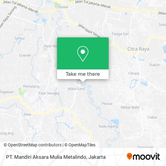 PT. Mandiri Aksara Mulia Metalindo map