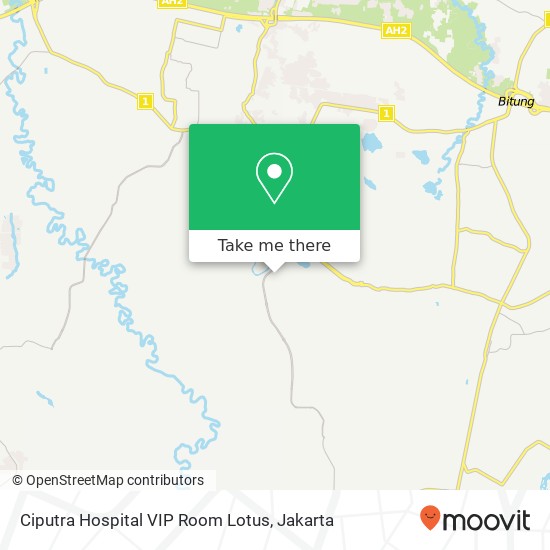 Ciputra Hospital VIP Room Lotus map