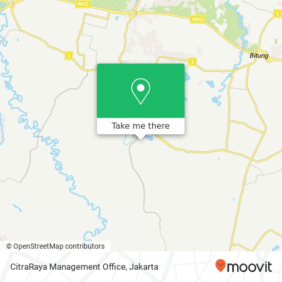 CitraRaya Management Office map