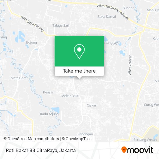 Roti Bakar 88 CitraRaya map