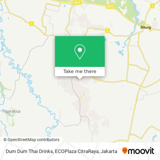 Dum Dum Thai Drinks, ECOPlaza CitraRaya map