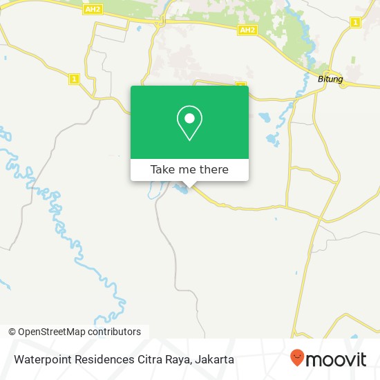 Waterpoint Residences Citra Raya map