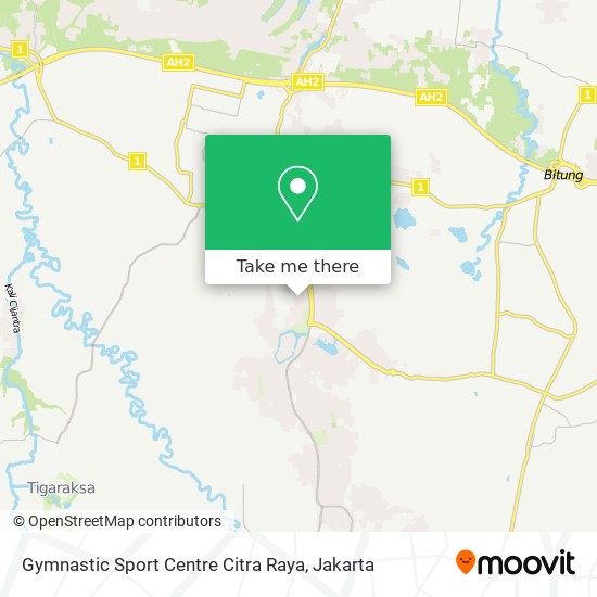 Gymnastic Sport Centre Citra Raya map