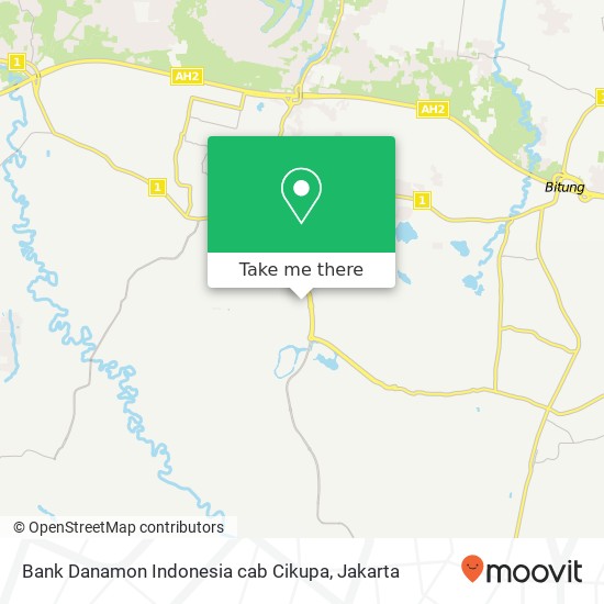 Bank Danamon Indonesia cab Cikupa map