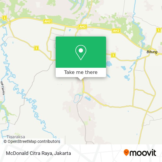 McDonald Citra Raya map