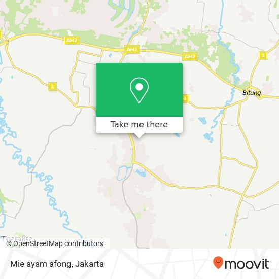 Mie ayam afong map