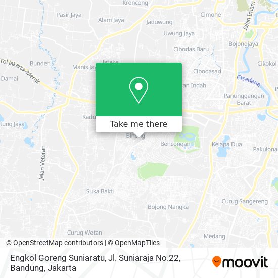 Engkol Goreng Suniaratu, Jl. Suniaraja No.22, Bandung map