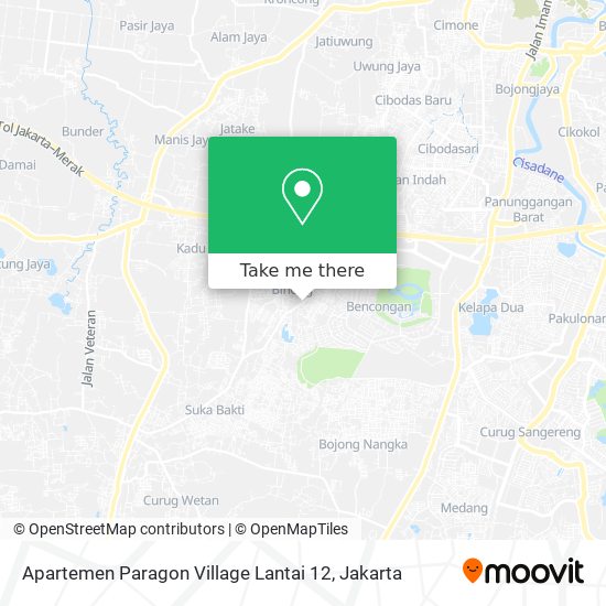 Apartemen Paragon Village Lantai 12 map