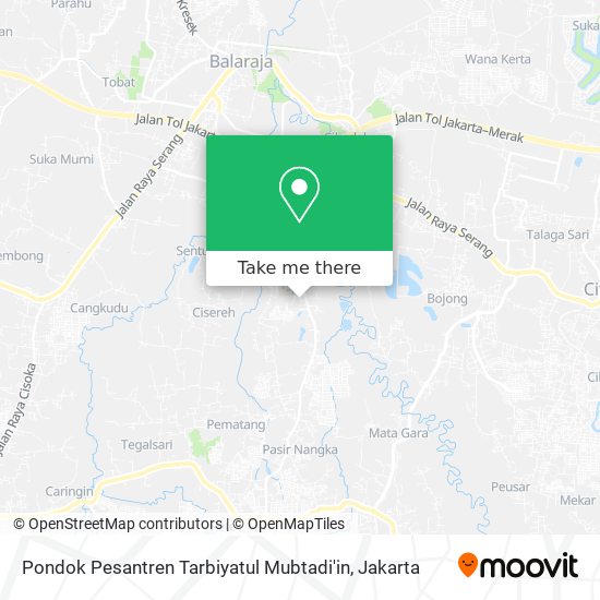 Pondok Pesantren Tarbiyatul Mubtadi'in map