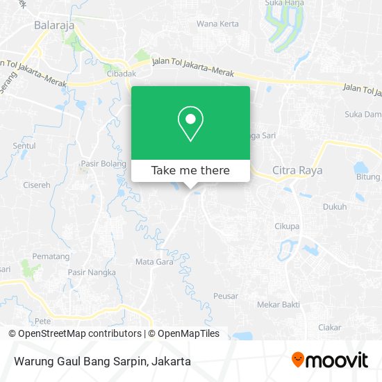 Warung Gaul Bang Sarpin map