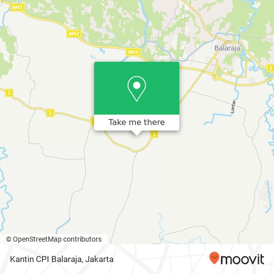 Kantin CPI Balaraja map