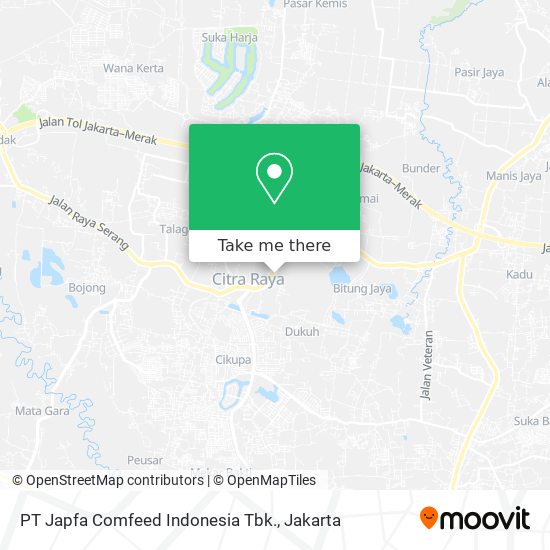 PT Japfa Comfeed Indonesia Tbk. map