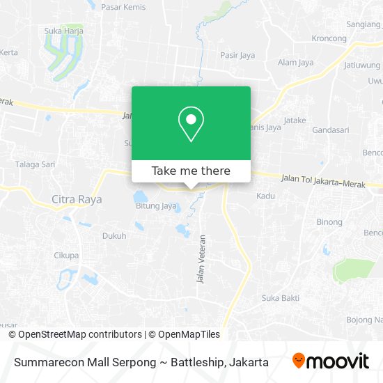 Summarecon Mall Serpong ~ Battleship map