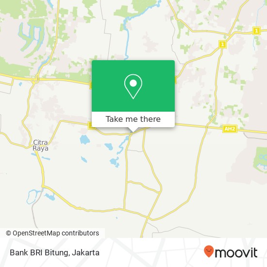 Bank BRI Bitung map