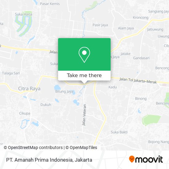 PT. Amanah Prima Indonesia map