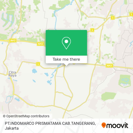 PT.INDOMARCO PRISMATAMA CAB.TANGERANG map