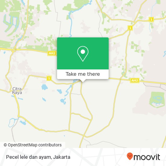 Pecel lele dan ayam map