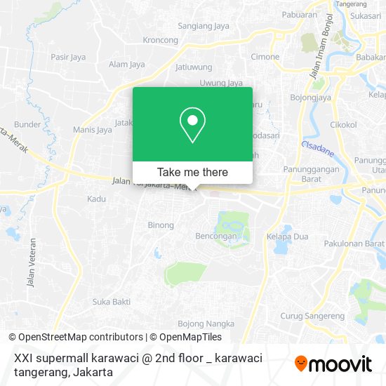 XXI supermall karawaci @ 2nd floor _ karawaci tangerang map