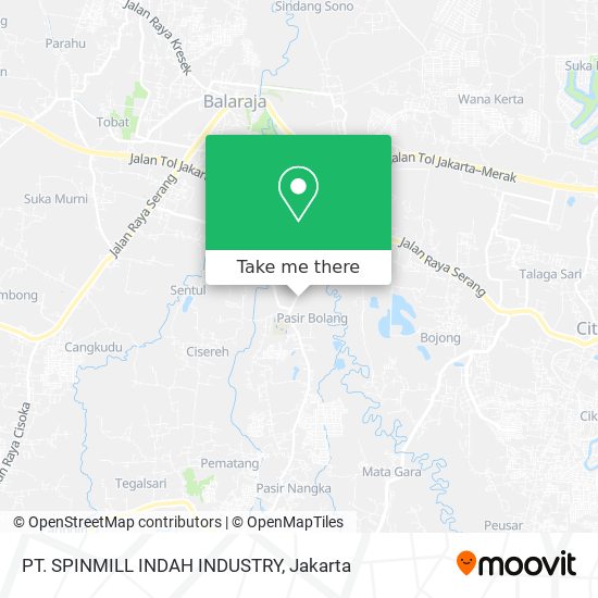 PT. SPINMILL INDAH INDUSTRY map