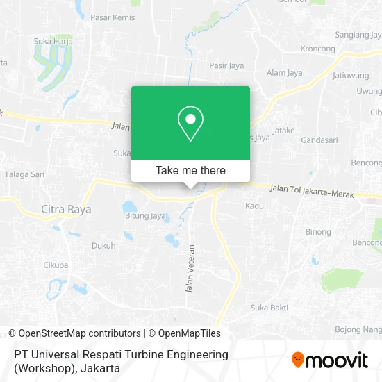 PT Universal Respati Turbine Engineering (Workshop) map